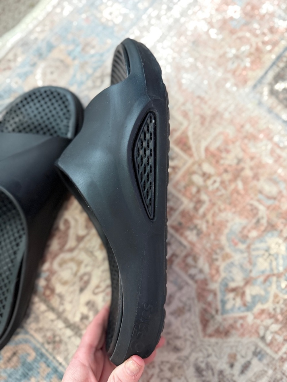 Asics Actibreeze Hybrid Slide Sandal in Black - Picture 12 of 12